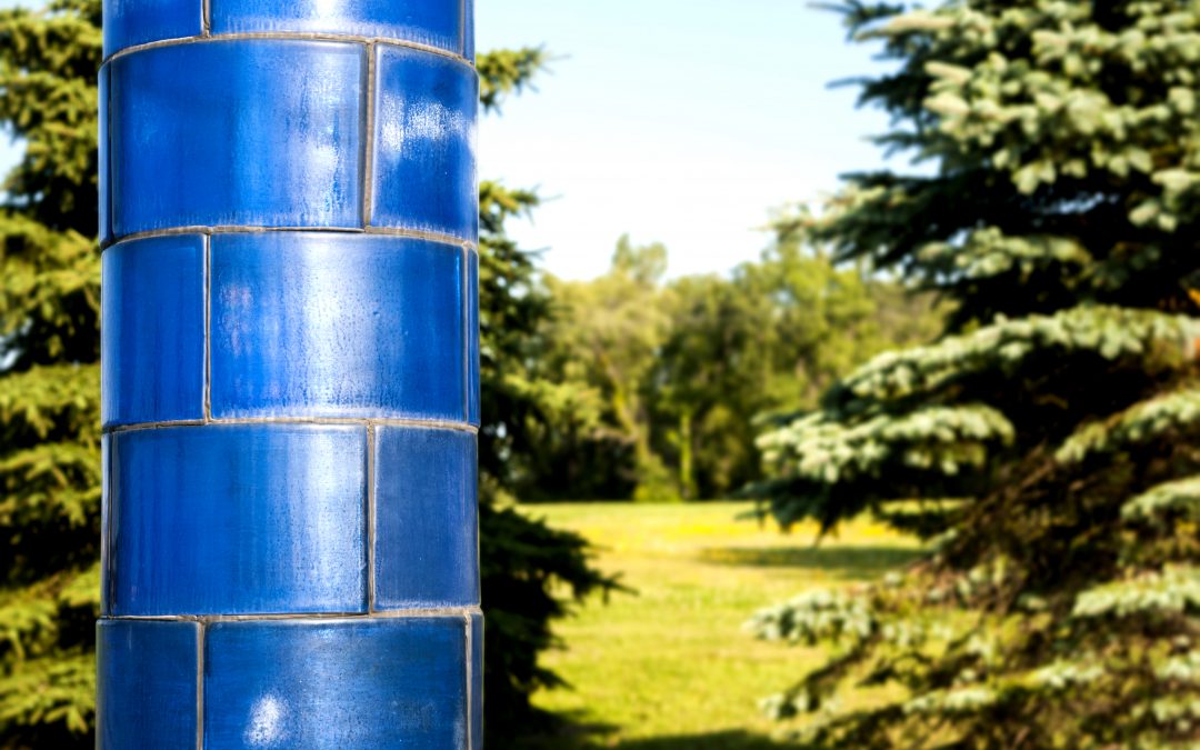 BLUE LIGHT COLUMN